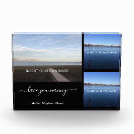 Kinderfamilie Liebe Sie Personalisierten Drei Foto