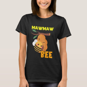 Kinderfamilie Mawmaw Bee Oma Birthday Bee Thema T-Shirt