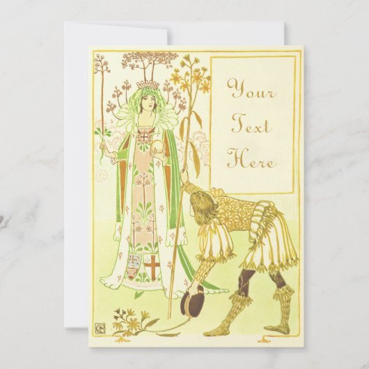 Kinderfantasie Geburtstagseinladungen Einladung (Vorderseite)