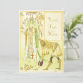 Kinderfantasie Geburtstagseinladungen Einladung (Stehend Vorderseite)