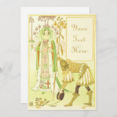 Kinderfantasie Geburtstagseinladungen Einladung (Vorne/Hinten)