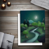 Kinderfantasiebuch-Illustrationsblanke-Karte Postkarte