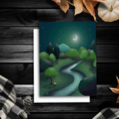 Kinderfantasiebuch-Illustrationsblanke-Karte Postkarte