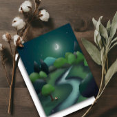 Kinderfantasiebuch-Illustrationsblanke-Karte Postkarte