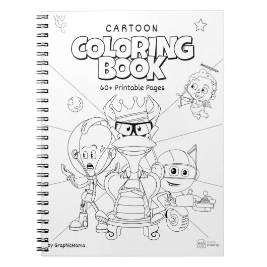 Kinderfarbbuch 4-12 notizblock (Vorderseite)