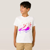 Kinderfarben-Spritzer-T-Shirt T-Shirt (Vorne ganz)