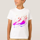 Kinderfarben-Spritzer-T-Shirt T-Shirt (Vorderseite)
