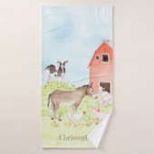 Kinderfarm Badehandtuch (Badehandtuch)