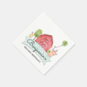 Kinderfarm Geburtstagsparty Napkins Serviette (Ecke)