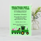 Kinderfarm Thema Geburtstag Einladung (Stehend Vorderseite)