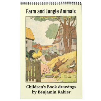 Kinderfarm und Jungtierbild Kalender