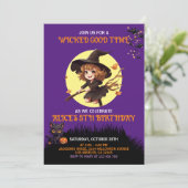 Kinderfeier Halloween-Geburtstagsparty Einladung (Stehend Vorderseite)