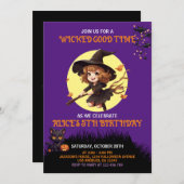 Kinderfeier Halloween-Geburtstagsparty Einladung (Vorne/Hinten)