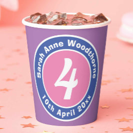 Kinderfeier mit Alter Pappbecher