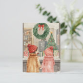 Kinderfenster Weihnachten Wasserfarbe kaufen (Stehend Vorderseite)