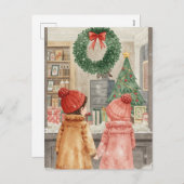 Kinderfenster Weihnachten Wasserfarbe kaufen (Vorne/Hinten)