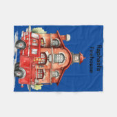 Kinderfeuerhaus und Motor Fleecedecke (Vorderseite (Horizontal))