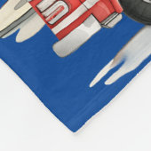 Kinderfeuerhaus und Motor Fleecedecke (Ecke)