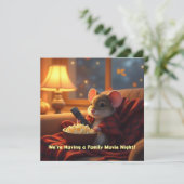 Kinderfilm & Elternkarte Ankündigung (Stehend Vorderseite)