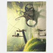 KINDERFISCHEREI FÜR MONSTER FLEECEDECKE (Vorderseite)