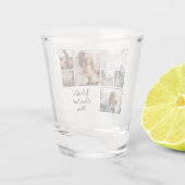 Kinderfoto-Collage der Besten Mama der Welt Schnapsglas (Rückseite)