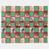 Kinderfoto Collage Fleecedecke (Vorderseite (Horizontal))