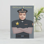 Kinderfoto-Vorlage Geburtstag Einladung (Stehend Vorderseite)