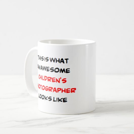 Kinderfotograf, phantastisch kaffeetasse (Vorderseite Links)