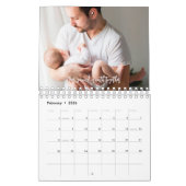 Kinderfotografie-Collage-Familie im ersten Jahr Kalender (Feb 2026)