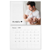 Kinderfotografie-Collage-Familie im ersten Jahr Kalender (Feb 2026)