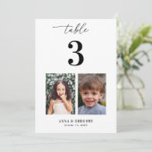 Kinderfotos Fotos Qr Code 12x18 Wedding Einladung (Stehend Vorderseite)