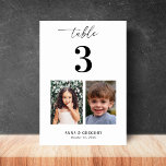 Kinderfotos Fotos Tischnummer 3 Hochzeit<br><div class="desc">Dekorieren Sie Ihren Hochzeitstisch mit dieser Nummernkarte, mit den Bildern von Bräuten und Bräutigams aus der Kindheit und dem von Ihnen gewünschten Text. Fügen Sie einfach Ihre eigenen Daten hinzu, indem Sie auf die Option "Personalisieren" klicken. 🌸 BITTE BEACHTEN: Die Größe dieser Karte beträgt 3, 5" x 5". Wenn Sie...</div>