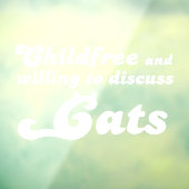 Kinderfrei... Fensteraufkleber (Blatt 3)