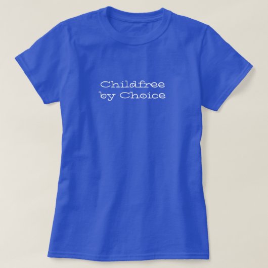 Kinderfrei nach Wahl T-Shirt (Design vorne)