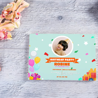 Kinderfreude Einladung zum Geburtstag