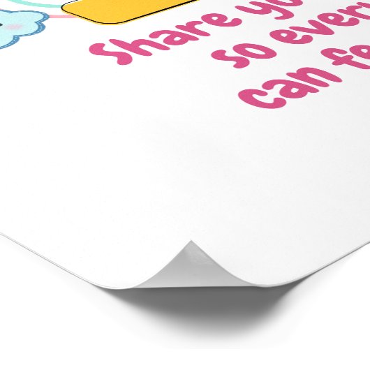 Kinderfreude Poster (Ecke)