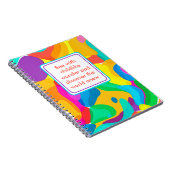 Kinderfreundliche Wonder & Bright Circus Farben Notizblock (Rechte Seite)