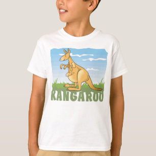 Kinderfreundlicher Känguru T-Shirt