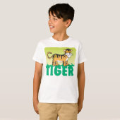 Kinderfreundlicher Tiger T-Shirt (Vorne ganz)