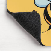 Kinderfreundliches Bienenmaskottchen mit gepunktet Mousepad (Ecke)