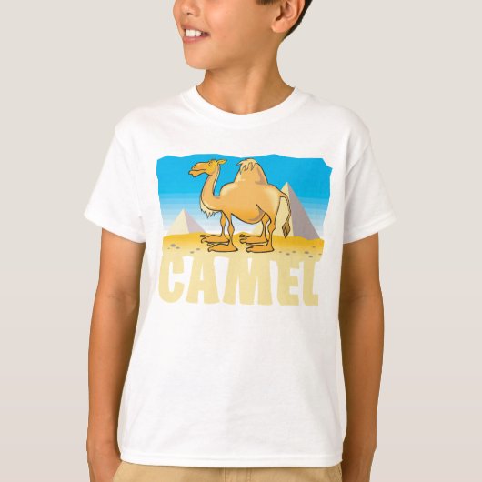 Kinderfreundliches Kamel T-Shirt (Vorderseite)