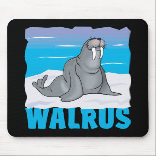 Kinderfreundliches Walroß Mousepad