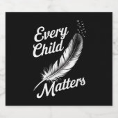 Kinderfreundlichkeit am Orangen Tag 2024 Bierflaschenetikett (Einzelnes Label)