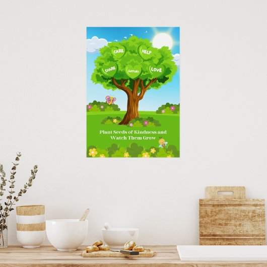 Kinderfreundschaftspender Poster (Küche)