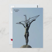 Kinderfriedensdenkmal in Hiroshima, Japan Postkarte (Vorne/Hinten)