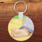 Kinderfuß Schlüsselanhänger (Vorderseite)
