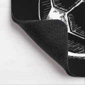 Kinderfußball 10 Jahre Junge Geburtstagsparty Mousepad (Ecke)