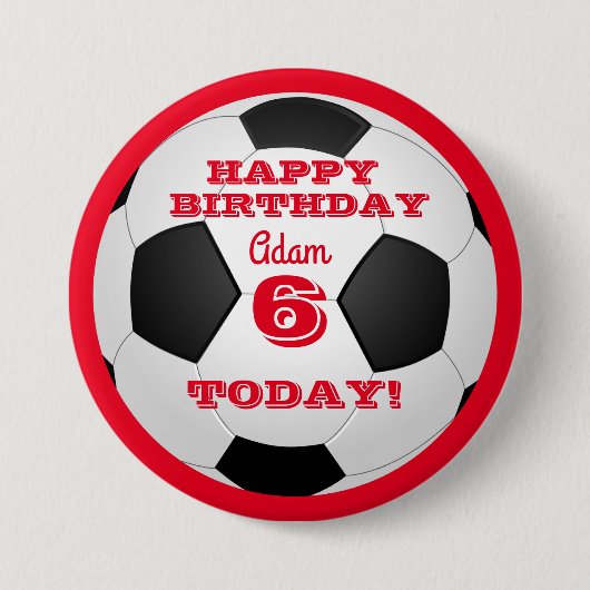 Kinderfußball Button (Vorderseite)