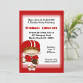 Kinderfußball Einladungen zum Geburtstag (Stehend Vorderseite)