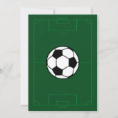 Kinderfußball Geburtstagsparty Einladung (Rückseite)